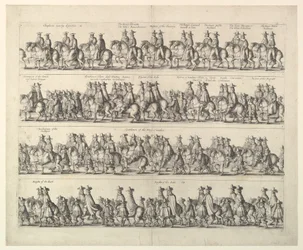 Kroningsprocessie van Karel II door Londen, 1662