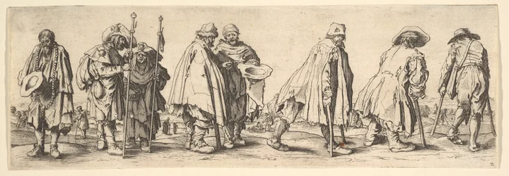 Acht bedelaars, 1630