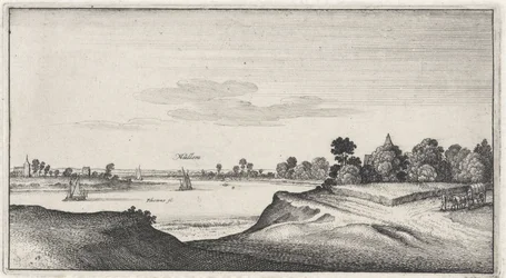 Landschap met gezicht op Mülheim