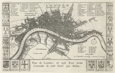 Londen, voor de brand in 1666