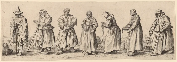 Mannen en Vrouwen Bedelaars