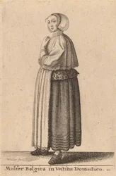 Mulier Belgica in Vestitu Domestico