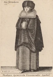 Mulier Generosa Viennensis Austri, 1642