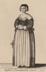 Vrouw van een Parijse ambachtsman, 1643
