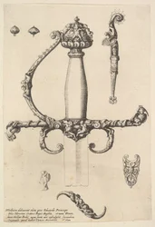 Ornamentale zwaardgreep