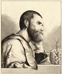 Portret van Pietro Aretino als jonge man, ca. 1650