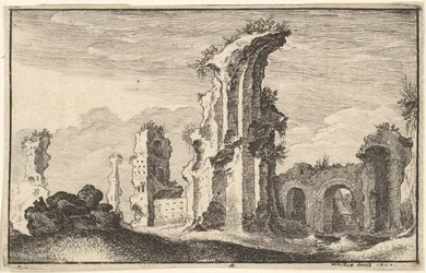 Ruïnes van St Croix de Jerusalem, 17e eeuw