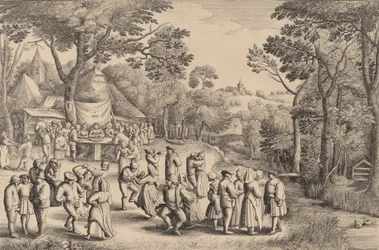 Rustieke bruiloftsdans, 1650