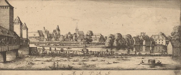 Zomer: De Badplaats, ca. 1628-1629
