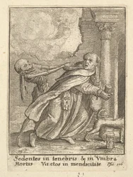 De monnik, uit de Dans van de Dood, 1651