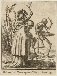 De oude vrouw en de dood
