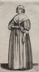 De verschillende gewoonten van Engelse vrouwen, van de adel tot de plattelandsvrouwen..., 1640