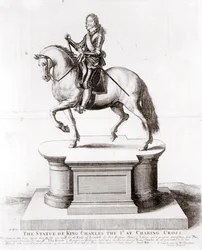 Het standbeeld van koning Karel I bij Charing Cross