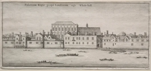Uitzichten van Londen: Whitehall vanaf de rivier