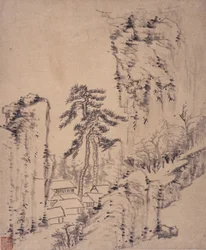 Album met landschapschilderijen