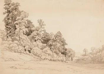 Landschap, heuvelhelling