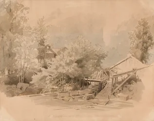 Noors molenlandschap