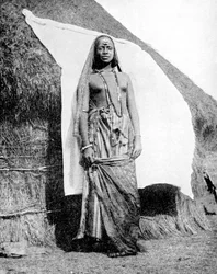 Een Abessijnse Ethiopische vrouw, 1936