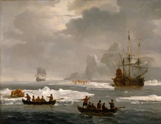 Een berenjacht in het Noordpoolgebied