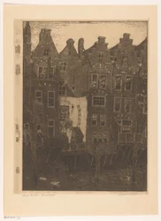 Huizen aan de Voorstraatshaven in Dordrecht