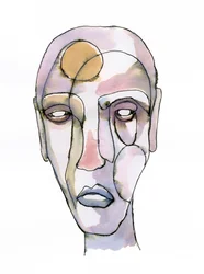 Abstract: Een contemplatief gezicht