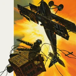 Een ballon gevuld met explosief gas maakte een einde aan de carrière van de Duitse Eerste Wereldoorlog vliegende Ace Rudolf von Eschwege