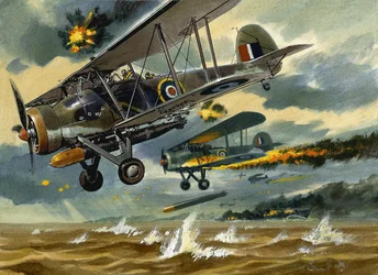 Vliegtuigen onder vuur