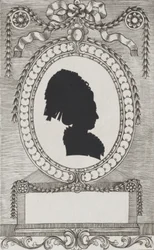 Silhouet van Gräfin Enzenberg, Stiftsfräulein