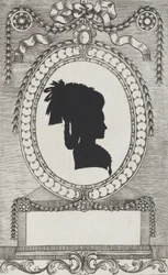Silhouet van Gräfin Lodroni, 1784-1834