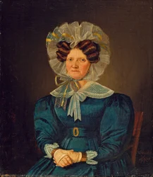 Portret van Mette Sophie Fuglsang, de tante van de kunstenaar