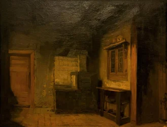 Keuken in de pastorie in Wiedensahl