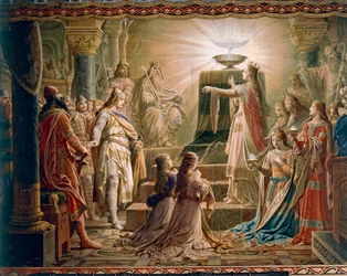 Het wonder van de Graal, uit de Lohengrin-sage, Salon