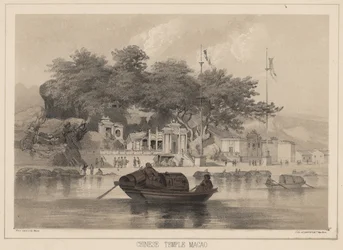 Chinese Tempel, Macao, 1855