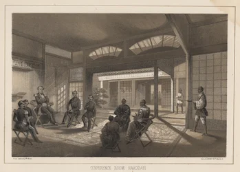 Conferentiekamer, Hakodadi, 1855