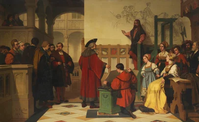 Albrecht Dürer Bezocht door Keizer Maximiliaan, 1870