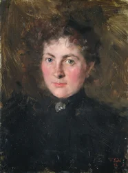 Felicia Kirchdorffer, de nicht van de kunstenaar, 1896