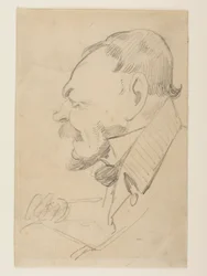 Karikatuur van Gottlieb Bindesbøll