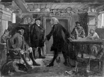 Uit Ludvig Holbergs ‘Erasmus Montanus’, derde bedrijf, derde scène