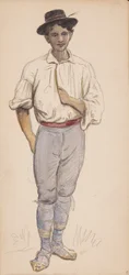 Italiaanse boer of herder
