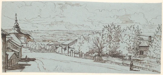 De Weg naar de Kerk van Leksand, Dalarne