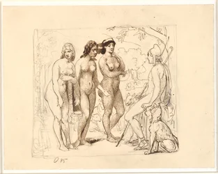 Parijs en de drie godinnen