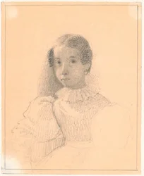 Portret van Adelaide Emilie Waagepetersen