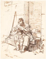 Romeinse straatscène