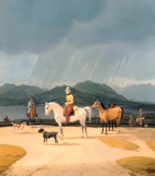 Ruiter aan de Tegernsee
