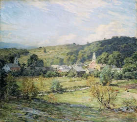 Septemberochtend, Plainfield, New Hampshire