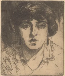 Portret van een onbekende vrouw