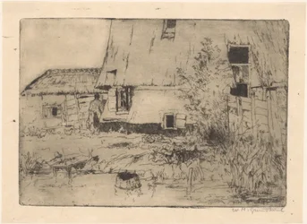 Voet van een molen in Voorburg