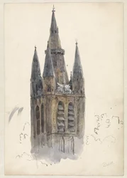 Kerktoren te Delft