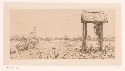 Weilanden aan de Kaag, met brievenbus