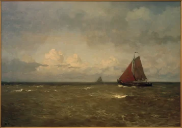 Platbodem op de Zuiderzee